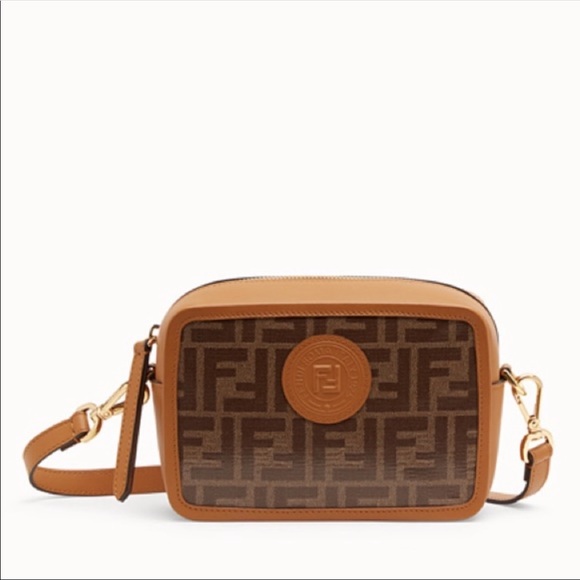 SOLD-Authentic Fendi 1974 Mini Canvas x-body Bag - Picture 3 of 7